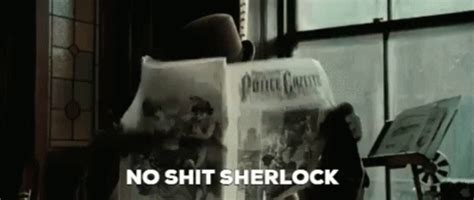 sherlock holmes  shit gif sherlockholmes sherlock noshit discover
