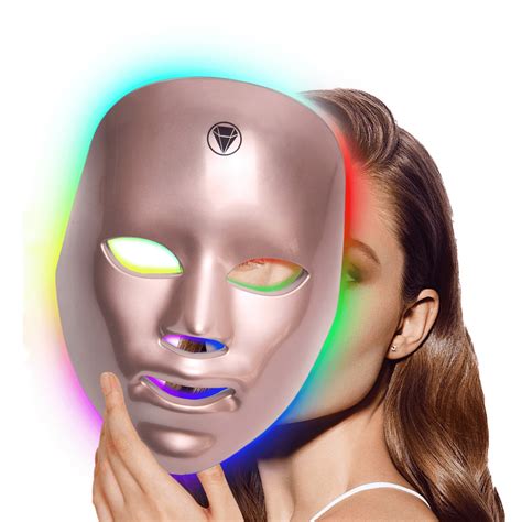 7 Colors Red Light Mask for Face, Facial Mask for Home Skin Care