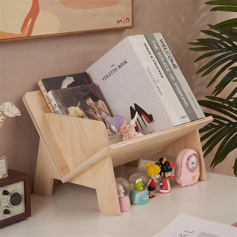 Wooden Storage Rack durable wood pattern PC - YYW