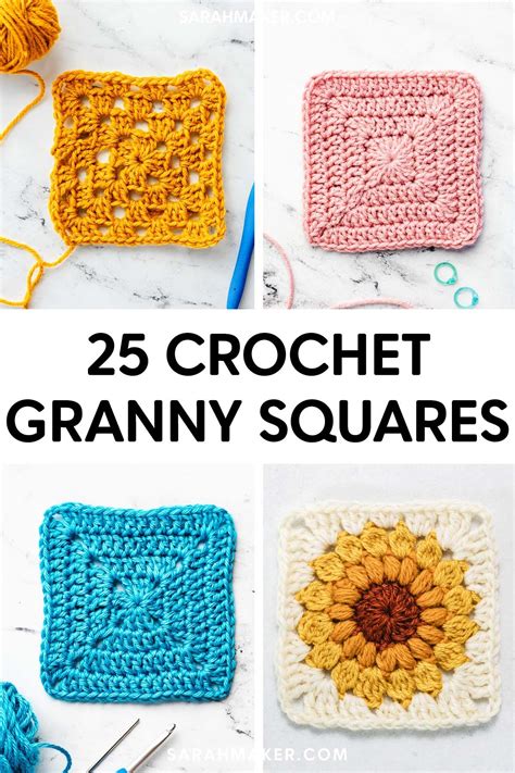 25 Free & Easy Granny Square Patterns