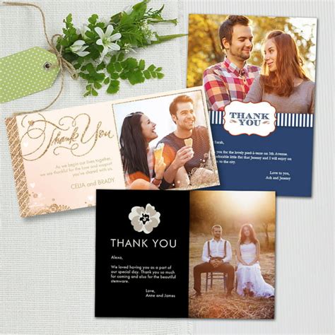 Wedding Thank You Photo Greeting Cards - Walmart.com - Walmart.com