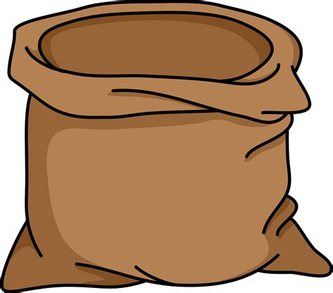 empty sack  vector clipart images  creazillacom