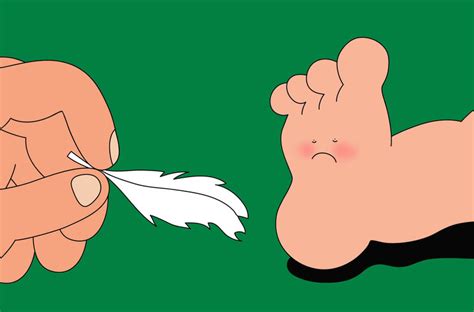 Ticklling With Feather Stock Illustration - Download Image Now #3220038