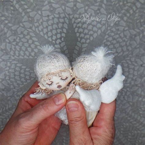 Маленький ангел текстильная кукла 12см ребенок Новый год подарок / Etsy ...
