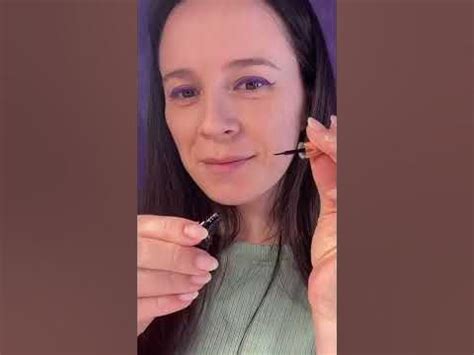 Яркий акцент для выразительности глаз💜 - YouTube