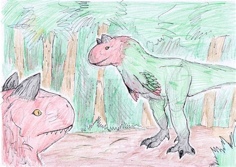Feathered Carnotaurus by DinoDilopho on DeviantArt