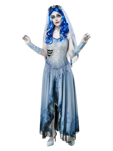 Amazon.com: Rubies Women's Corpse Bride Emily Costume Dress and Veil