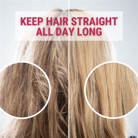 after straightening hair how to keep it straight