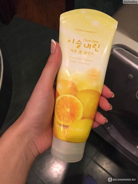 Очищающая пенка для умывания TONY MOLY Clean dew lemon seed foam ...