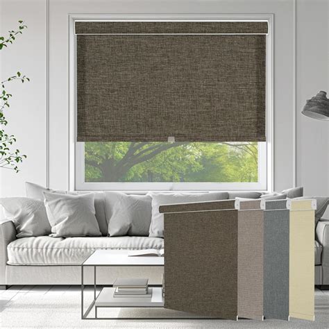 Amazon.com: BERISSA 100% Light Filtering Pull Down Window Shades Blinds