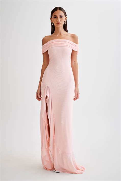 off shoulder maxi dresses 13