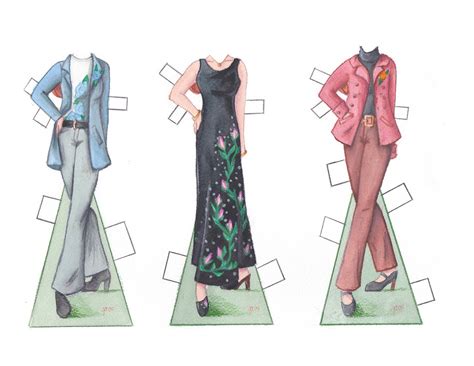Paper Doll School: Watercolor Paper Doll