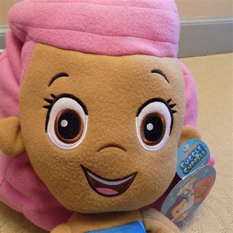 New Bubble Guppies Molly Jumbo Size Cuddle Pillow Stuffed Plush Doll 23 ...