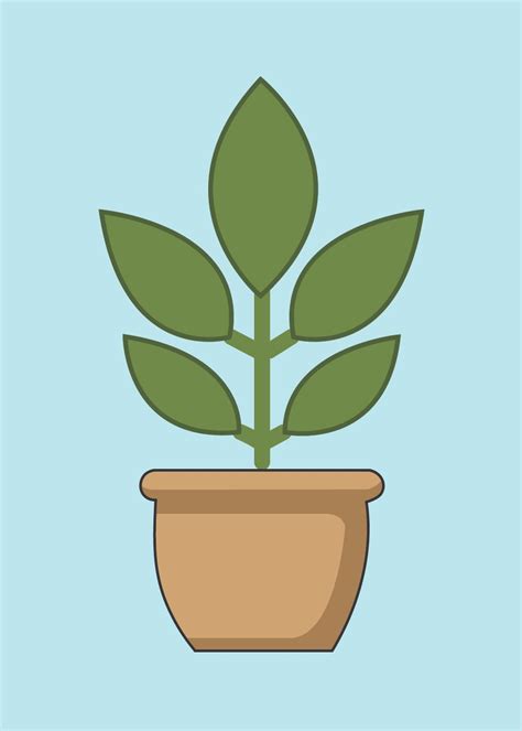 How to Draw a Potted Plant — Easy Drawing - Storiespub - Medium