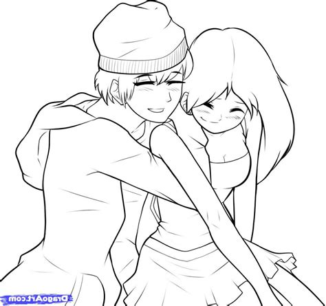 Anime Boy And Girl Drawing at GetDrawings | Free download