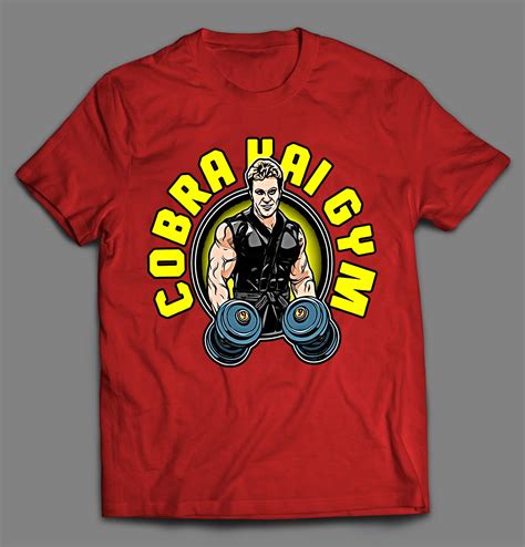 COBRA KAI GYM WORKOUT MOVIE PARODY SHIRT – OldSkool Shirts