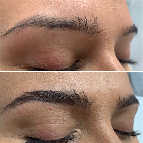 Brow Lamination Before and After | Dérmica MedEsthetics