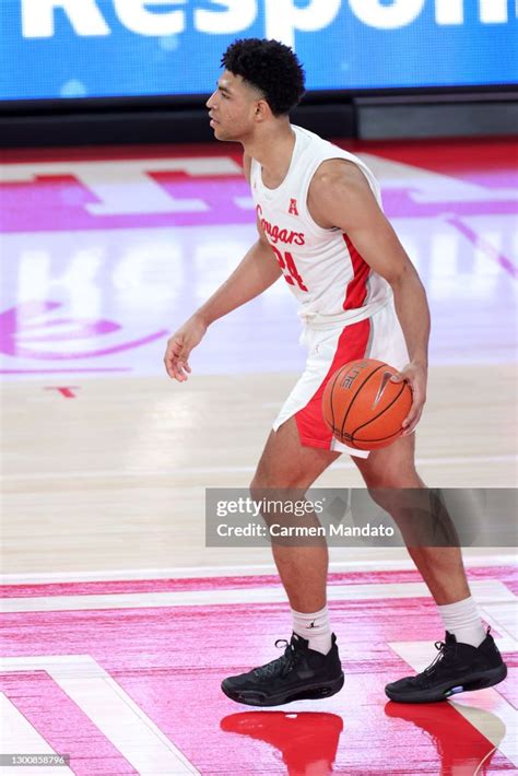 Quentin Grimes of the Houston Cougars in action against the Southern ...