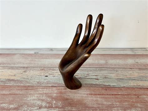 bronze sculpture   hand bronze sculpture gift  holidays christmas