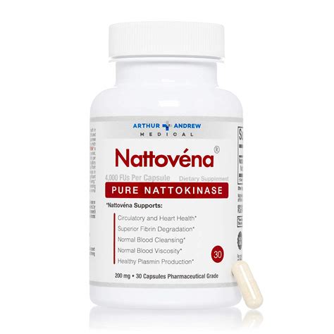 Arthur Andrew Medical Nattovena Pure Nattokinase 30 Count : Fresh ...