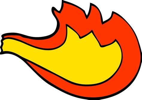 cartoon doodle flame 12129737 Vector Art at Vecteezy