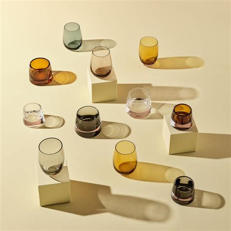 Colored U Set of 4 tumblers – NUDE USA
