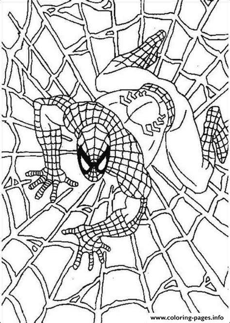 spiderman web s1bed Coloring pages Free Printable