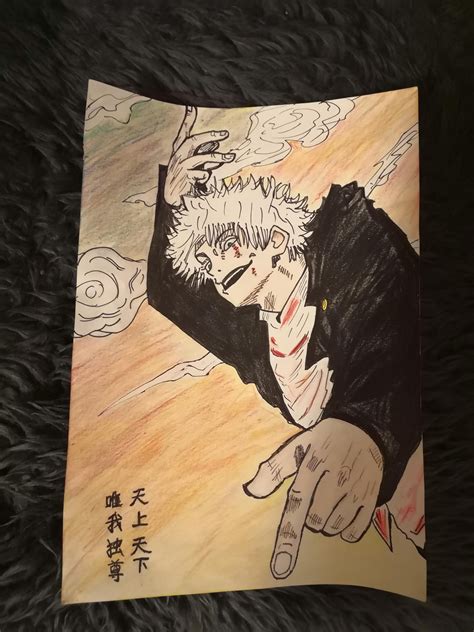 Manga Gojo Drawing : r/JuJutsuKaisen