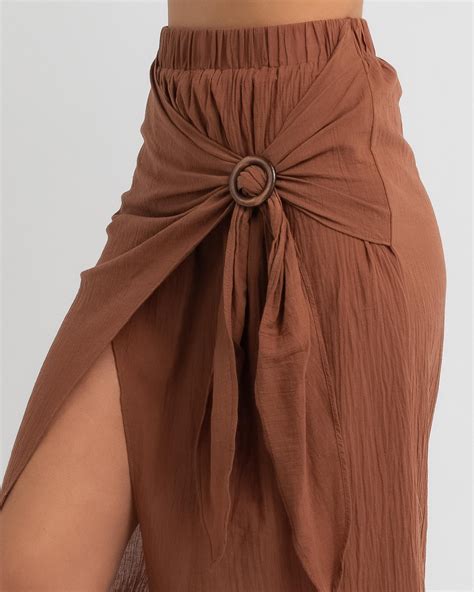 Shop Topanga Daydream Sarong In Chocolate - Fast Shipping & Easy ...