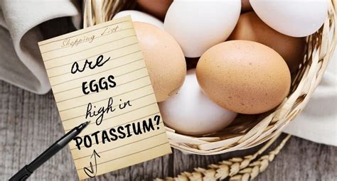 Are Eggs High in Potassium? - Tastylicious