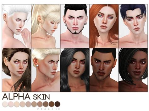 Sims 4 cc alpha skin details - kjaseek