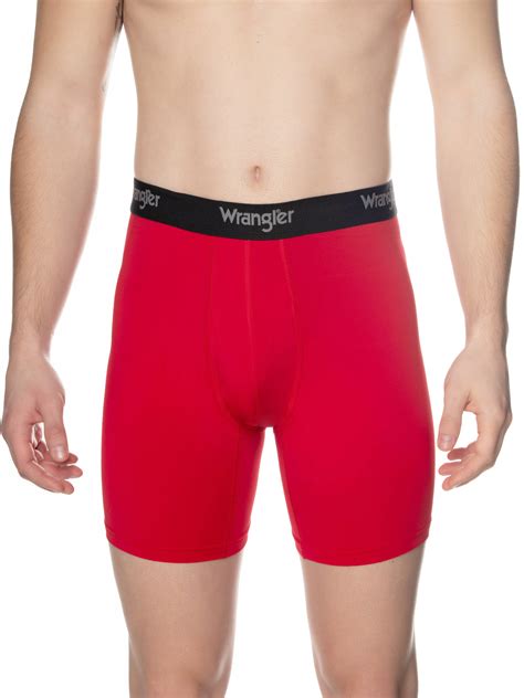 Wrangler Men's Cooling Stretch Boxer Briefs Underwear, 3 Pack - Walmart.com