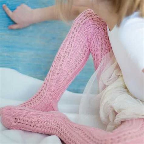 АЖУРНЫЕ КОЛГОТКИ - Мастер-классы по вязанию KNITTEDBIRD