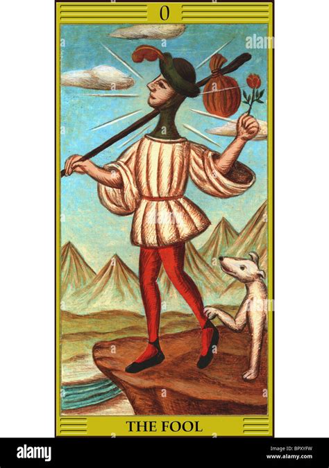 fool tarot card high resolution stock photography  images alamy