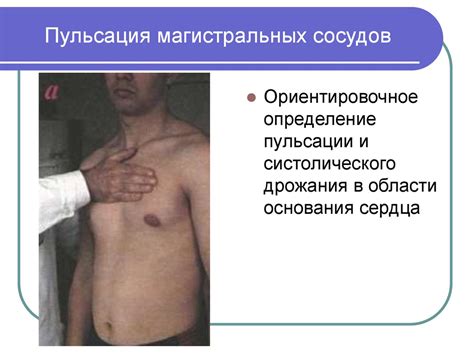Расспрос и осмотр больных с заболеванием органов кровообращения ...
