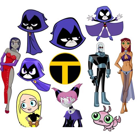 Teen Titans Go Png Bundle Cartoon Characters Animated - Etsy