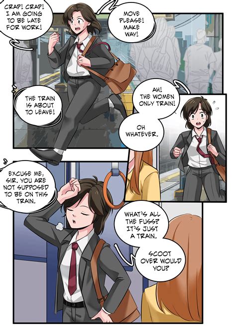 Women Only Train [MeowWithMe] : r/gendertransformation