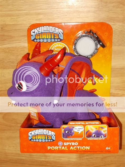 NEW 2012 SKYLANDERS GIANTS SPYRO Interactive Plush w/ Mini Portal ...