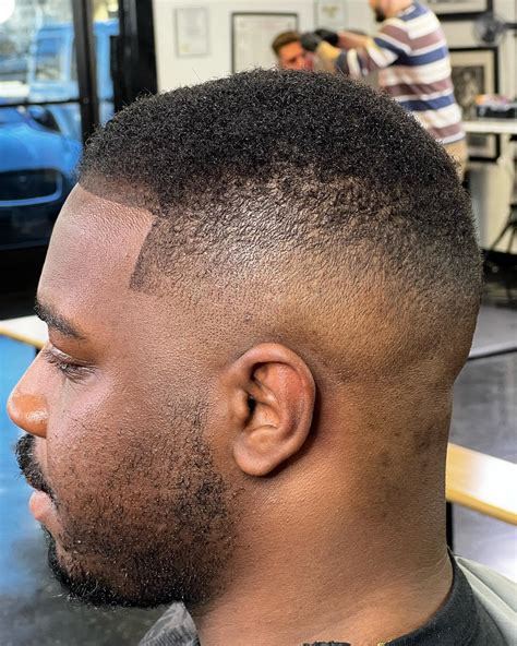 Low Skin Taper Fade Black Male
