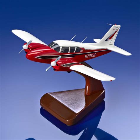 Sporty’s 1963 Piper Aztec Mahogany Model | Aircraft Models - from ...