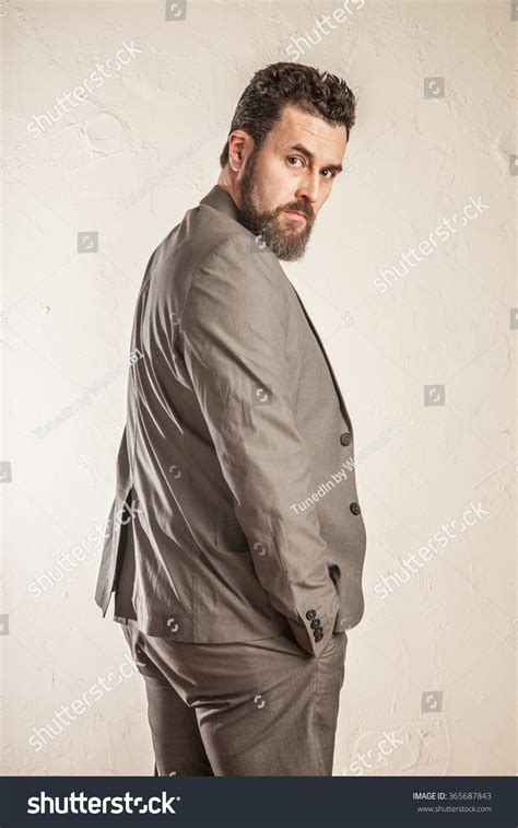 Man Looking Behind Him