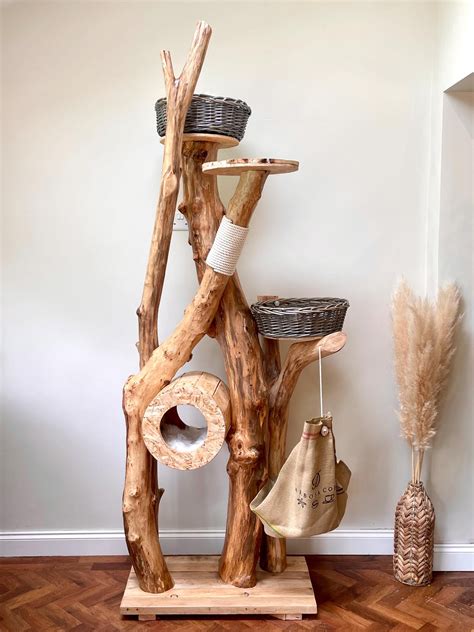 Best 13 Modern Cat Tree Tower Wood Cat Condo Cat Tower Furniture – Etsy ...