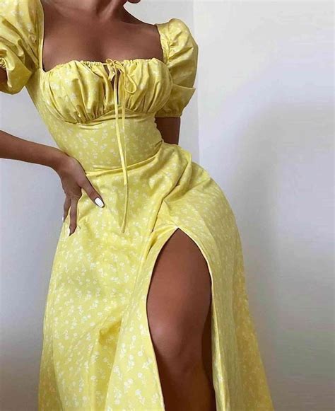 gorgeous yellow dress ideas  brighten  style game glamour corner