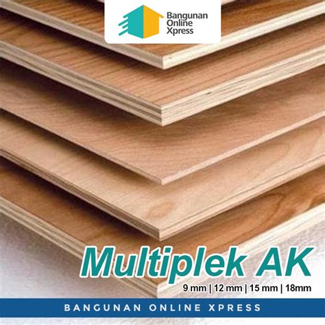 jual plywoodtriplekmultiplek board papan kayu premium ak mm