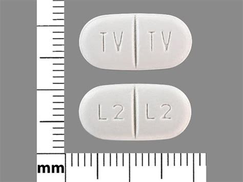 TV TV L2 L2 Pill White Oval 17mm - Pill Identifier