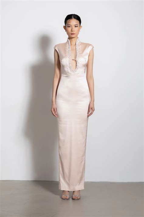 Li Gown in Pink | SAU LEE Official Website