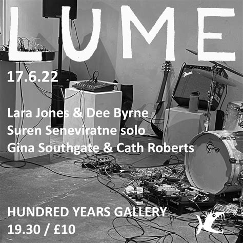 New LUME dates | C A T H R O B O T S