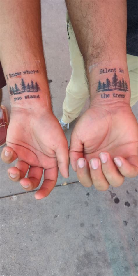 matching brother tattoos