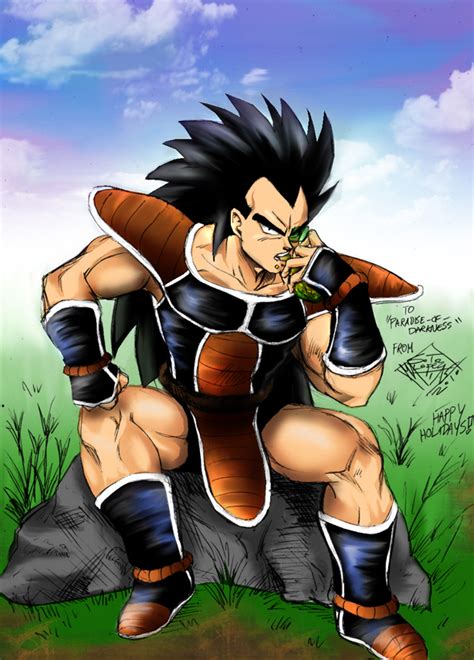 Raditz in colours by Gaaragirlshirinaj on DeviantArt