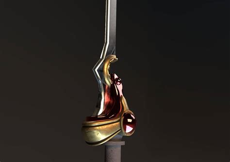 Fantasy Double Sword - 3D Model by worksofbryan